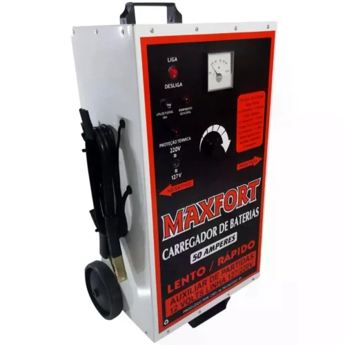 Carregador de Bateria 50Amp 12V Auxiliar de Partida – Maxfort – MX2