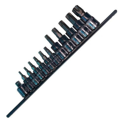 Kit Soquete Torx Macho 12 Pçs – Western Jogo Chave Torx